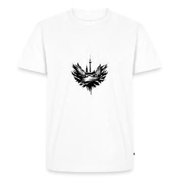 Votre ville Berlin - T-shirt Premium bio Homme - blanc - Devant - Nico (187cm)