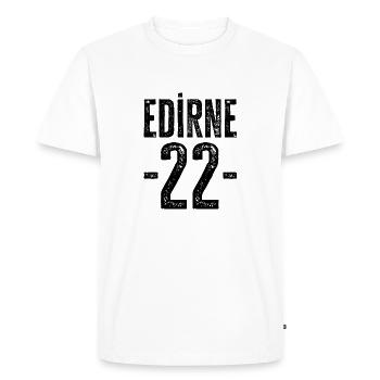 Edirne 22 – Fierté de l’histoire ottomane - T-shirt Premium bio Homme - blanc - Devant - Nico (187cm)
