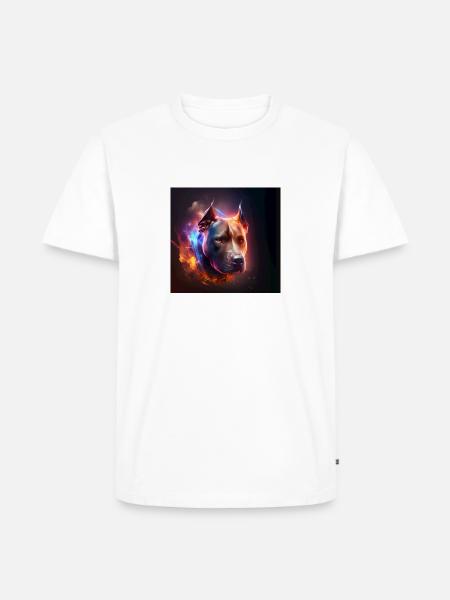 Pitbull Collection #02 - Men's Premium Organic T-Shirt - white