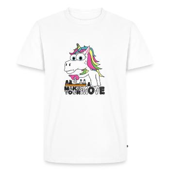 Chess - Make your Move - Men's Premium Organic T-Shirt - white - Front - Nico (187cm)