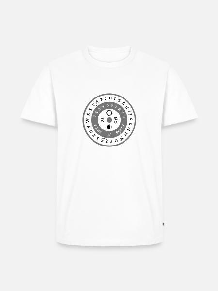 Ouija-Brett auf Spanisch - Männer Premium Bio T-Shirt - Weiß