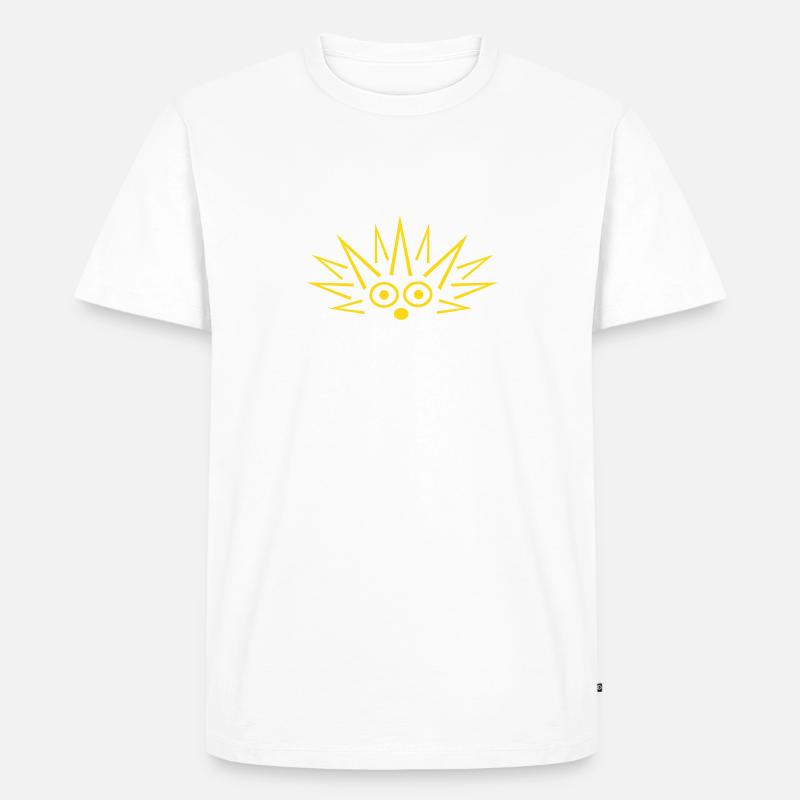 igelchen - Männer Premium Bio T-Shirt - Weiß