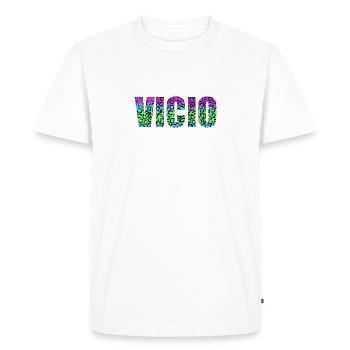 Vice - Men's Premium Organic T-Shirt - white - Front - Nico (187cm)