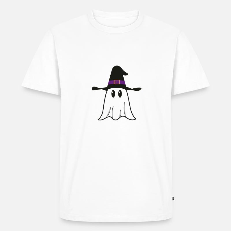 Geist - Männer Premium Bio T-Shirt - Weiß