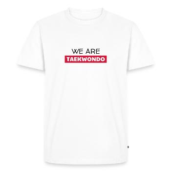 Taekwondo Taekwondoin Tae-Kwon-Do Tae Kwon Do - Men's Premium Organic T-Shirt - white - Front - Nico (187cm)
