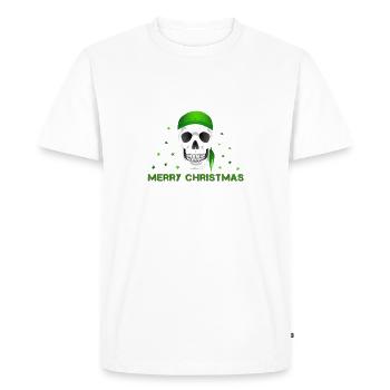 Merry Christmas - Men's Premium Organic T-Shirt - white - Front - Nico (187cm)