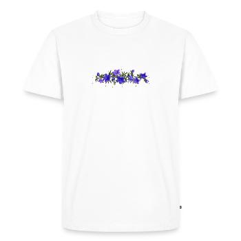 campanule - T-shirt Premium bio Homme - blanc - Devant - Nico (187cm)