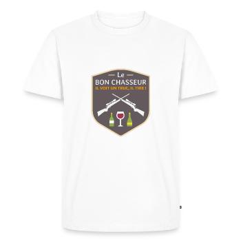 The Good Hunter - The Unknowns - Cult Replica! - Men's Premium Organic T-Shirt - white - Front - Nico (187cm)