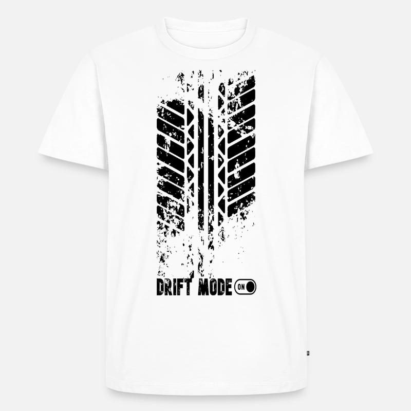 Drift Mode - Männer Premium Bio T-Shirt - Weiß