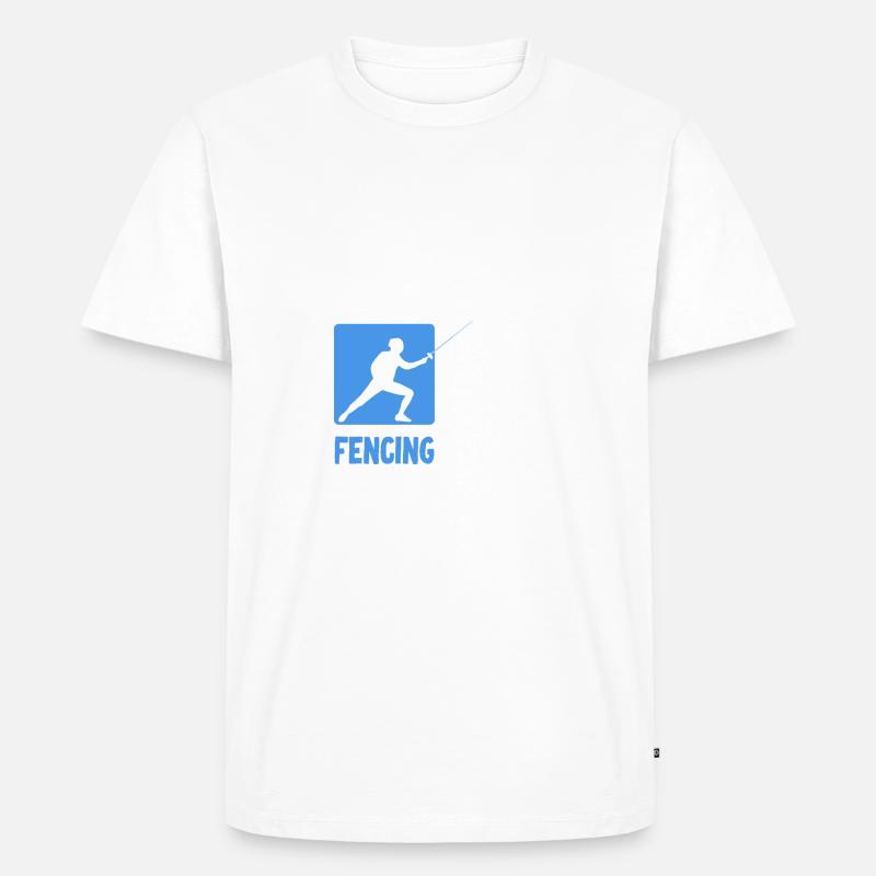 Fechten - Männer Premium Bio T-Shirt - undefined