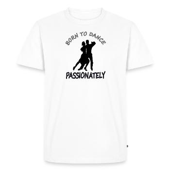 danse couple de danse cours de danse danseur danseur cadeau - T-shirt Premium bio Homme - blanc - Devant - Nico (187cm)