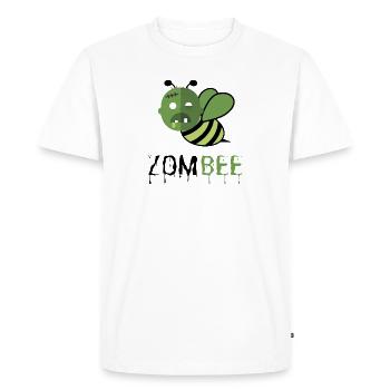 Zombee - T-shirt Premium bio Homme - blanc - Devant - Nico (187cm)