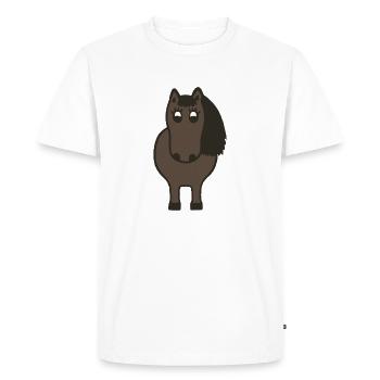 Poneys de boules - T-shirt Premium bio Homme - blanc - Devant - Nico (187cm)