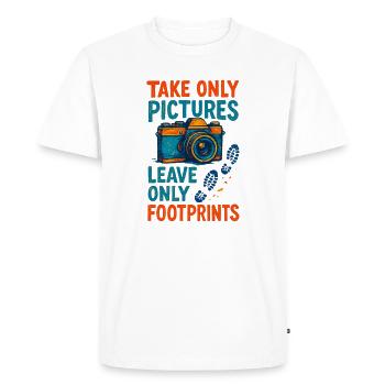 Urbex - Exploration Urbaine - T-shirt Premium bio Homme - blanc - Devant - Nico (187cm)