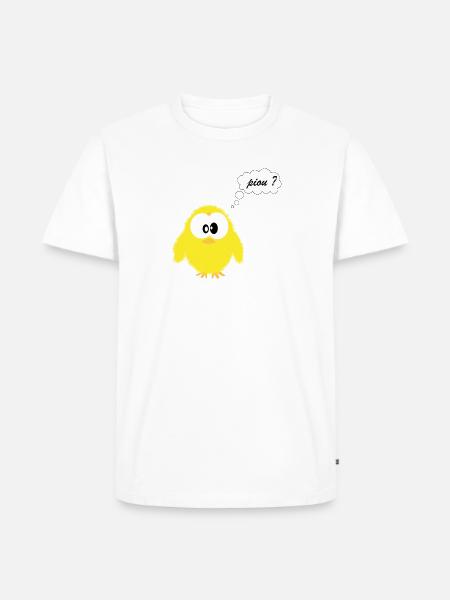 piou dev - T-shirt Premium bio Homme - blanc
