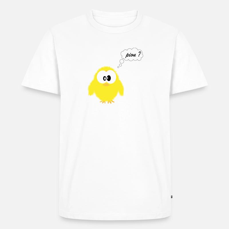 piou dev - T-shirt Premium bio Homme - blanc