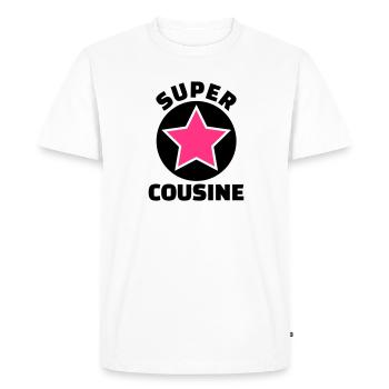 super cousine (v.5) - T-shirt Premium bio Homme - blanc - Devant - Nico (187cm)