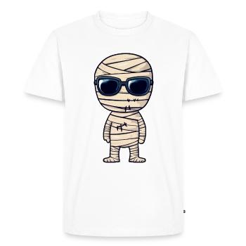 Momie Halloween Cool - T-shirt Premium bio Homme - blanc - Devant - Nico (187cm)