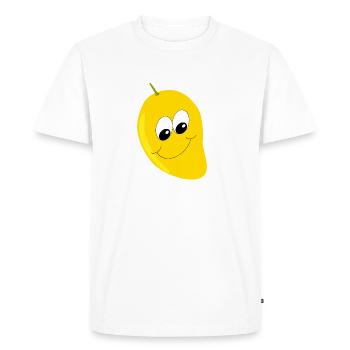 Fruits heureux - T-shirt Premium bio Homme - blanc - Devant - Nico (187cm)