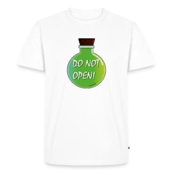 vial ball - Men's Premium Organic T-Shirt - white - Front - Nico (187cm)