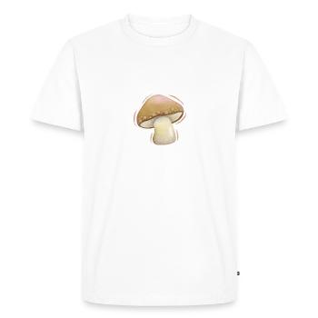 j'peux pas j'ai cèpes idée cadeau - T-shirt Premium bio Homme - blanc - Devant - Nico (187cm)