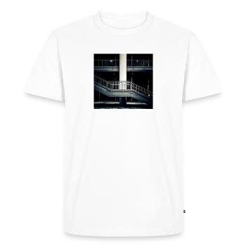 Urban - Men's Premium Organic T-Shirt - white - Front - Nico (187cm)