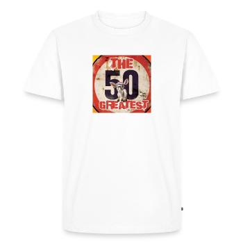The 50 Greatest - Men's Premium Organic T-Shirt - white - Front - Nico (187cm)