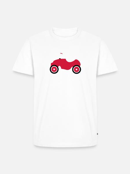 Spielzeug Auto - Männer Premium Bio T-Shirt - Weiß