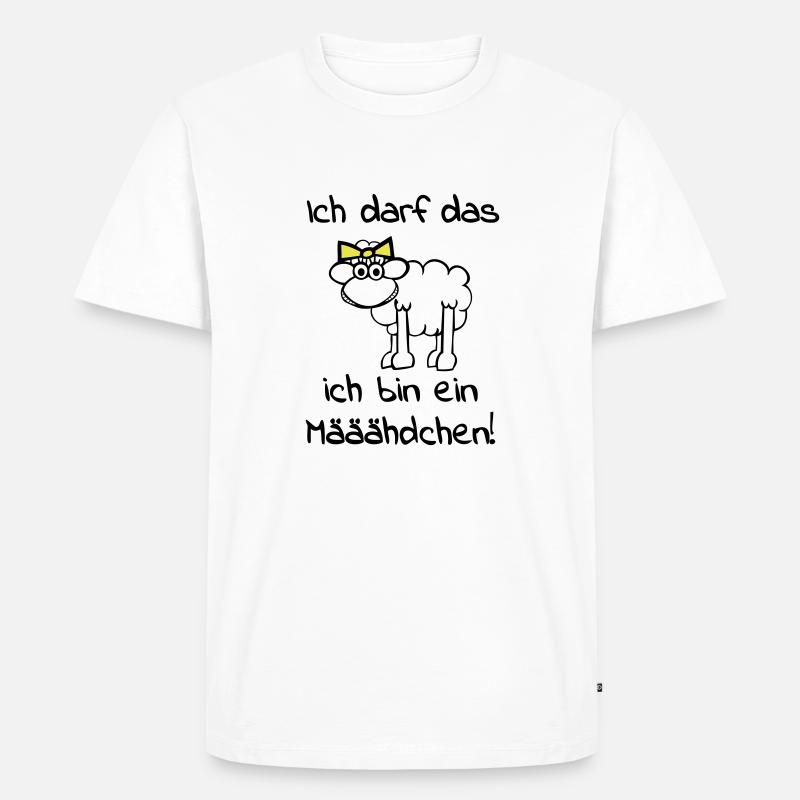 maeaehdchen_darf_das_2f - Männer Premium Bio T-Shirt - Weiß