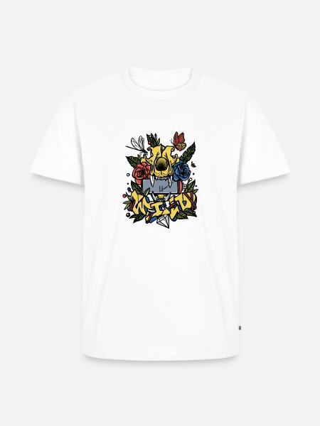 Wild - Men's Premium Organic T-Shirt - white