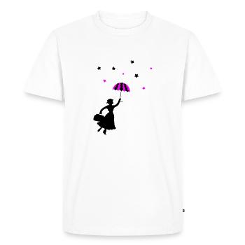 Mme Umbrella - T-shirt Premium bio Homme - blanc - Devant - Nico (187cm)