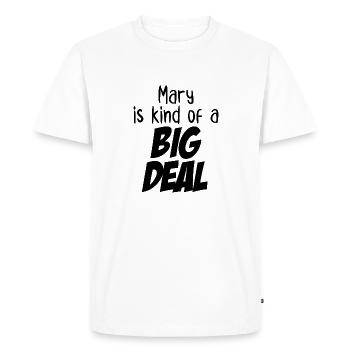 Mary est une sorte de gros problème - T-shirt Premium bio Homme - blanc - Devant - Nico (187cm)