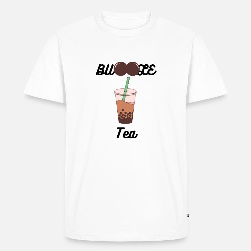 BubbleTea - Männer Premium Bio T-Shirt - Weiß