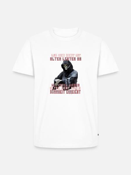 Alte Leute - Männer Premium Bio T-Shirt - Weiß