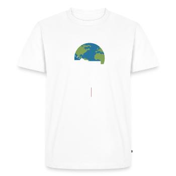 Backpacker by Day Couch Sleeper by Night - Men's Premium Organic T-Shirt - white - Front - Nico (187cm)