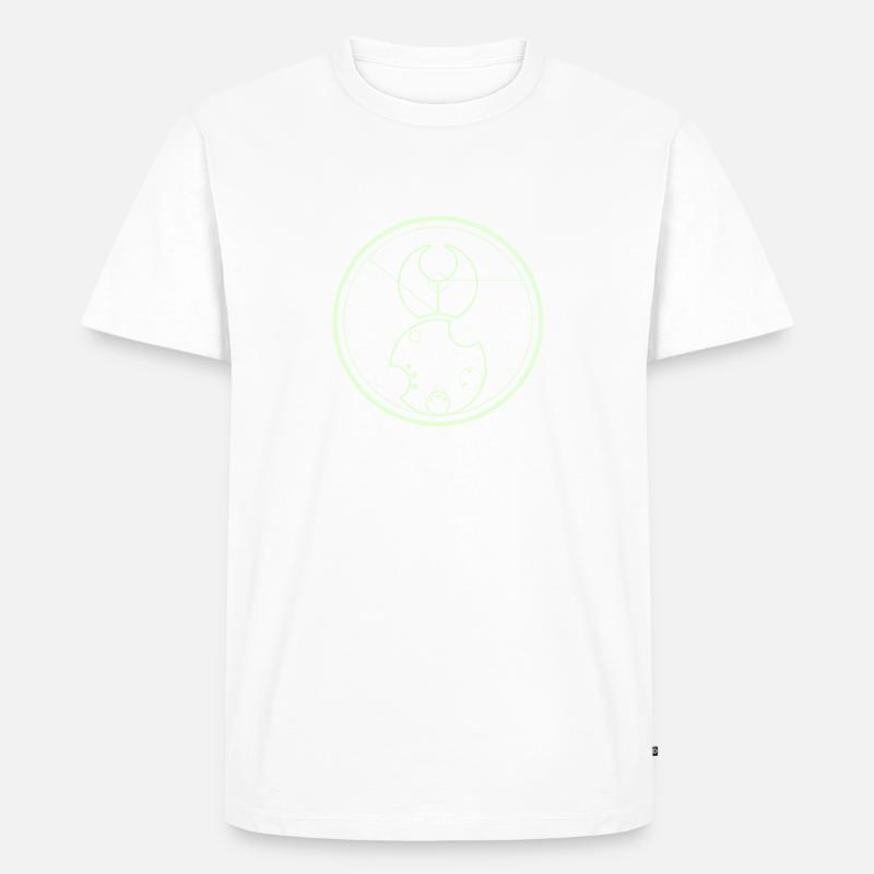 Circle symbol - Männer Premium Bio T-Shirt - Weiß