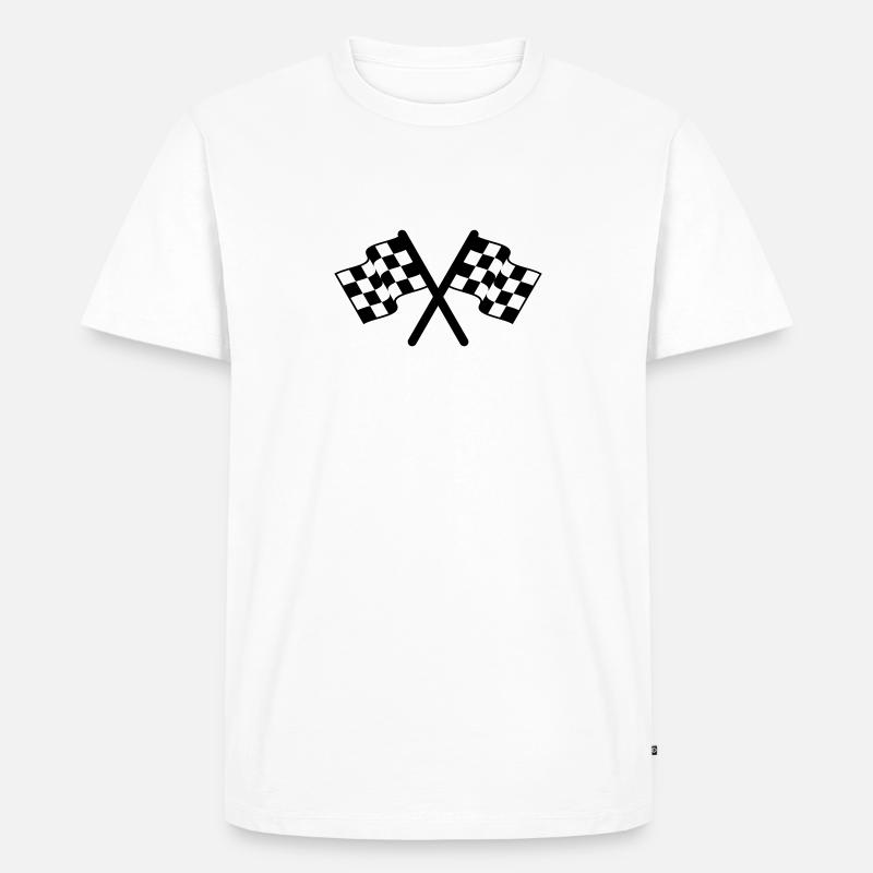 sieger - Männer Premium Bio T-Shirt - Weiß
