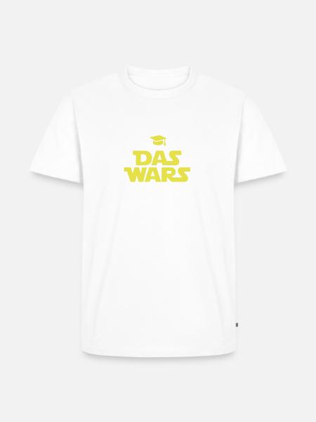 Das Wars mit der Schule - Männer Premium Bio T-Shirt - Weiß
