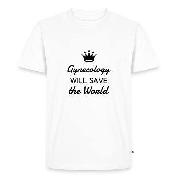 Gynecologist Gynécologue Gynäkologe Médecine - Men's Premium Organic T-Shirt - white - Front - Nico (187cm)