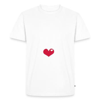 Ich und mein Holz - T-shirt Premium bio Homme - blanc - Devant - Nico (187cm)