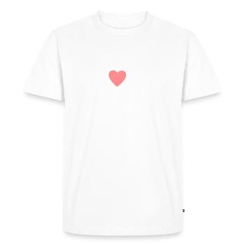 père bébé papa fils fille enfant I love my daddy - T-shirt Premium bio Homme - blanc - Devant - Nico (187cm)