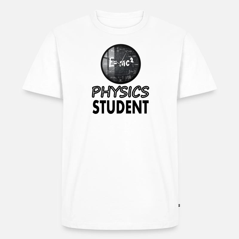 Physik Student Physikstudium Physikstudentin - Männer Premium Bio T-Shirt - Weiß