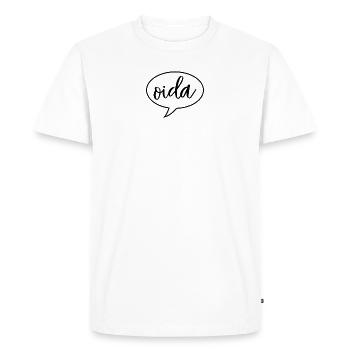 Oida Austria dialect dialect - Men's Premium Organic T-Shirt - white - Front - Nico (187cm)