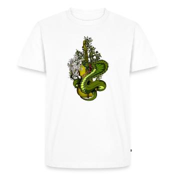 Merveilleux violon - T-shirt Premium bio Homme - blanc - Devant - Nico (187cm)