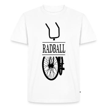 Cyclisme sportif, cyclistes, cyclisme en salle - T-shirt Premium bio Homme - blanc - Devant - Nico (187cm)