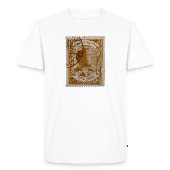 Estampas: Carlos Gardel 1 - Men's Premium Organic T-Shirt - white - Front - Nico (187cm)