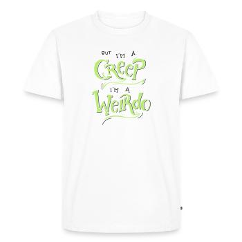 I’m A Creep - T-shirt Premium bio Homme - blanc - Devant - Nico (187cm)