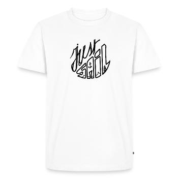 Il suffit de naviguer - T-shirt Premium bio Homme - blanc - Devant - Nico (187cm)