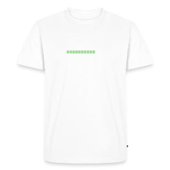 PhD in progress - T-shirt Premium bio Homme - blanc - Devant - Nico (187cm)