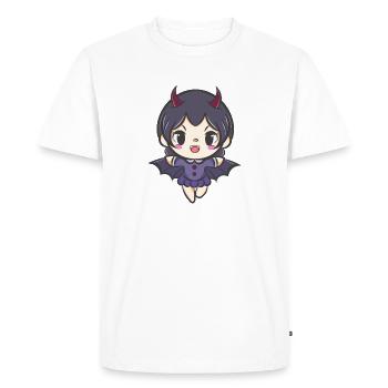 Kawaii little witch drawing - Men's Premium Organic T-Shirt - white - Front - Nico (187cm)